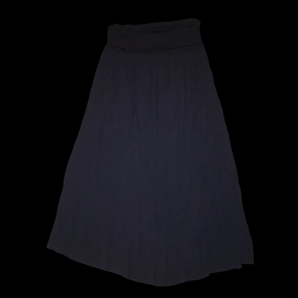 C EST 1946 Navy Maxi Skirt  SZ S - Picture 8 of 10